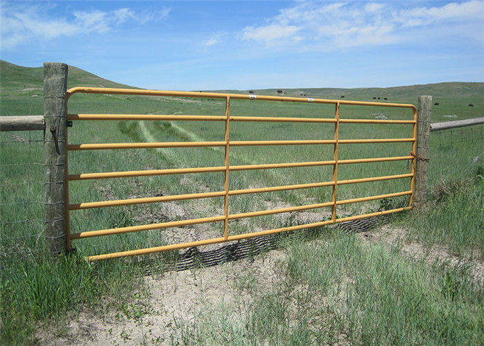 42 * 1.5mm Galvanizli Çelik Sığır Panelleri, Pürüzsüz Kaynaklı Taşınabilir Sığır Panelleri